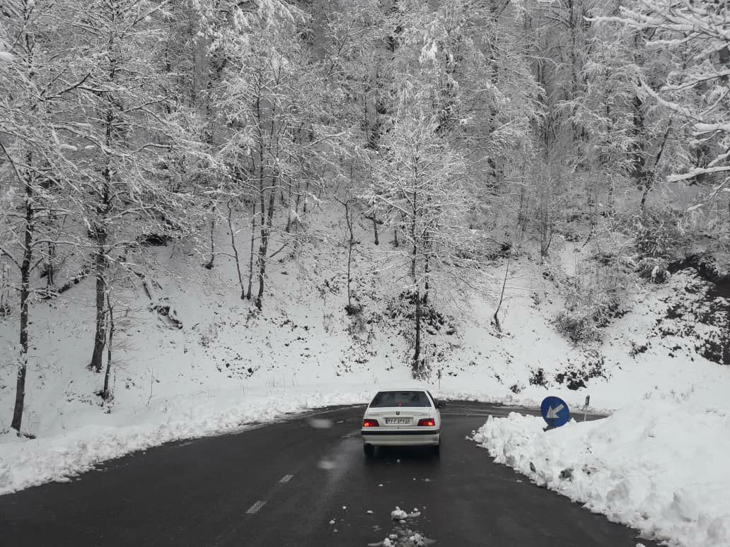 بازگشایی جاده‌های مسدود شده در دیلمان