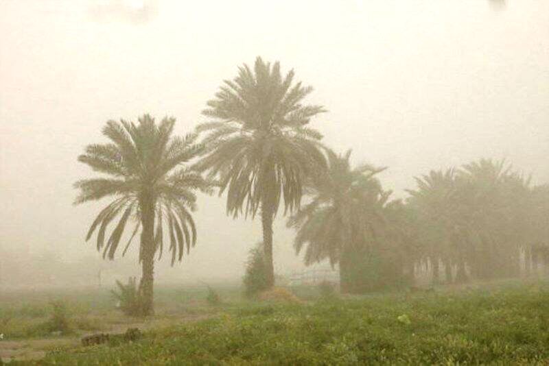 استمرار گرد و غبار در آسمان کیش تا عصر جمعه