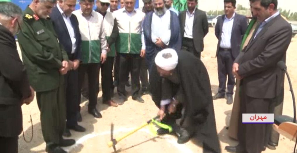 کلنگ زنی مجتمع چند منظوره امام رضا (ع) اربعین در مهران
