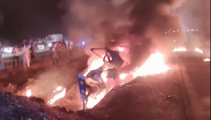 خودروهای قاچاق سوخت بازهم حادثه آفریدند/ فوت دو نفر در تصادف سیریک