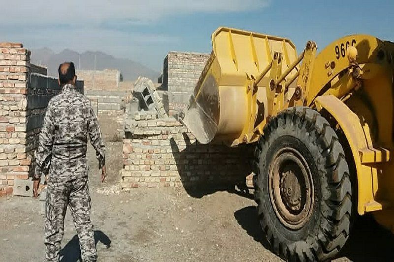 رفع تصرف و خلع ید حدود ۵ هکتار از اراضی دولتی درسیستان وبلوچستان