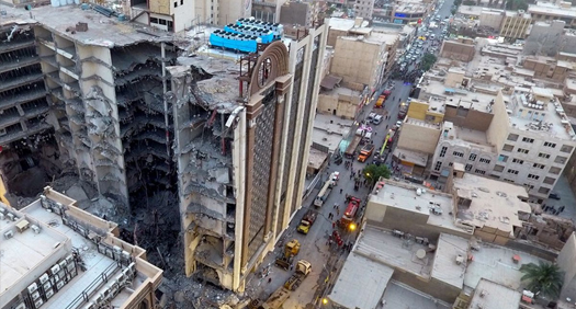 وبینار تخصصی بررسی ابعاد فنی و مهندسی حادثه ساختمان متروپل آبادان