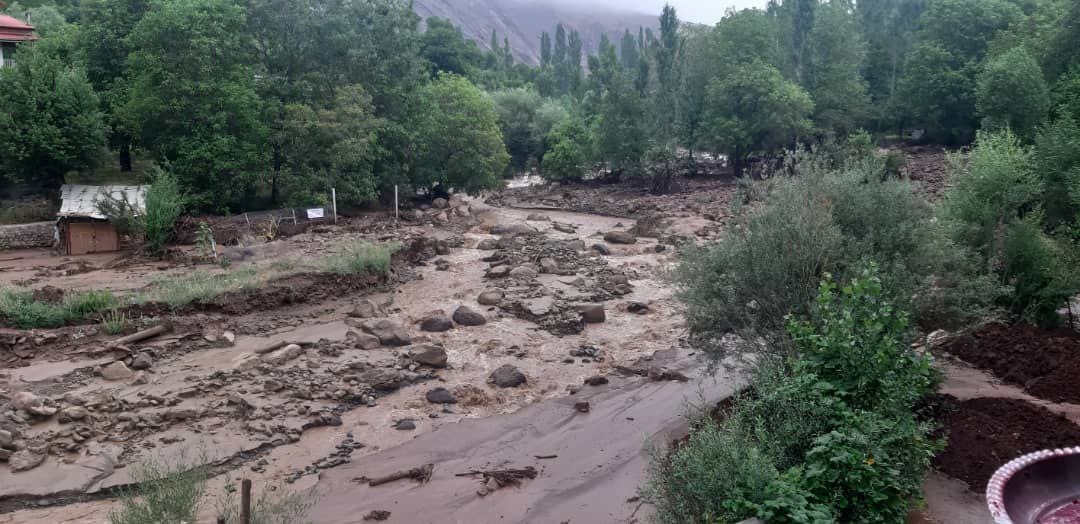 آماده باش دستگاه‌های اجرایی بخش آسارا در برابر وقوع سیل احتمالی