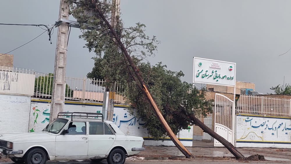 قطعی برق در شهرستان ممسنی