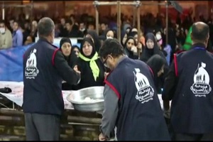 شور و شوق عاشقان اباعبدالله در آبادان