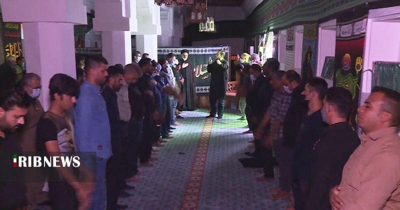 عشق و ارادت مردم کیش به امام حسین (ع)