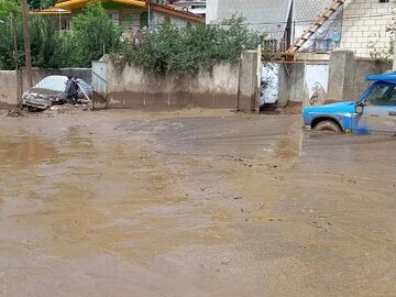 خسارت سیل اخیر در روستای وامکوهِ ساوجبلاغ