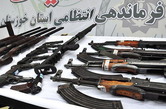 کشف ۷۶ سلاح غیرمجاز در خوزستان