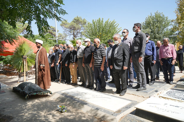 پیکر مهین افشان‌پور نگارگر پیشکسوت در قطعه هنرمندان بهشت زهرا به خاک سپرده شد