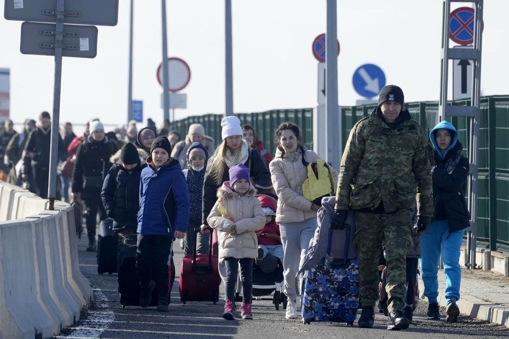 بیرون رانده شدن پناهجویان اوکراینی از منازل شهروندان انگلیسی